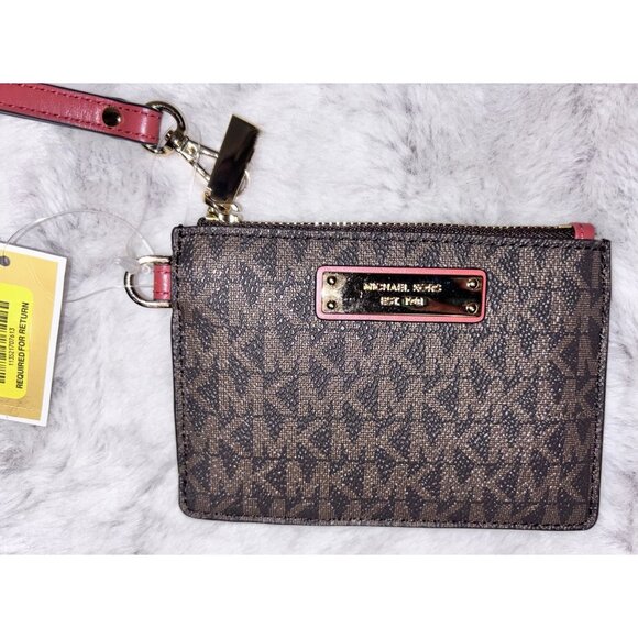 Michael Kors Terracotta Jet Set Coin Purse NWT - Picture 1 of 5